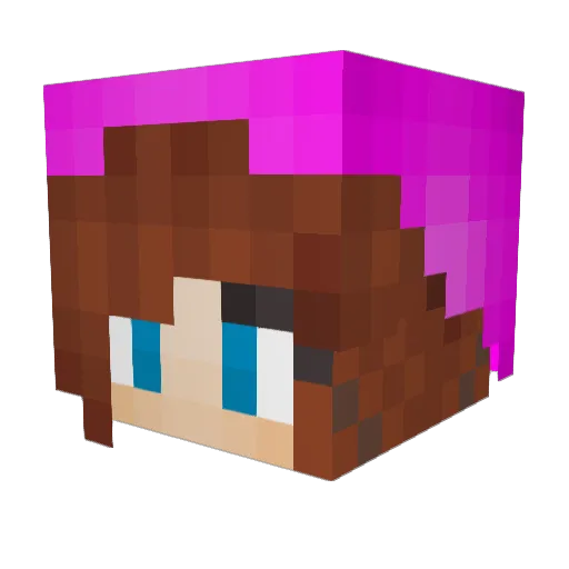 SymphonicSquid Minecraft avatar head, 3D render