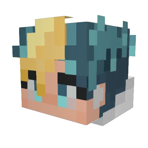 SymphonyEm Minecraft avatar head, 3D render