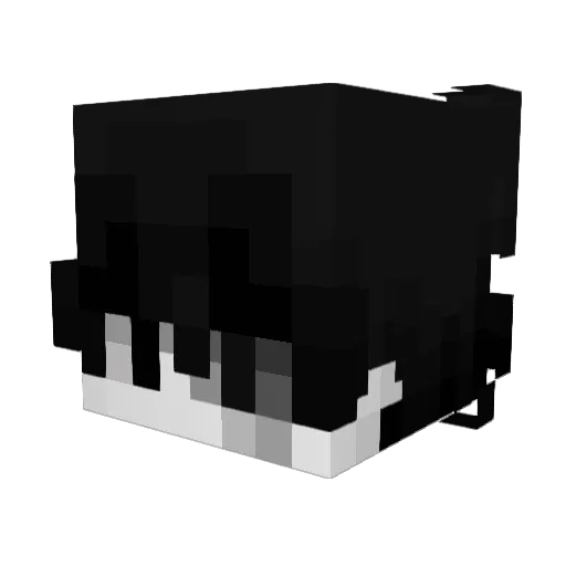 Symuka Minecraft avatar head, 3D render