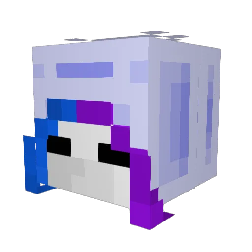 SynDleX Minecraft avatar head, 3D render