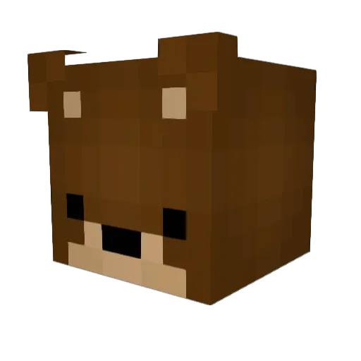 SynFix0829 Minecraft avatar head, 3D render
