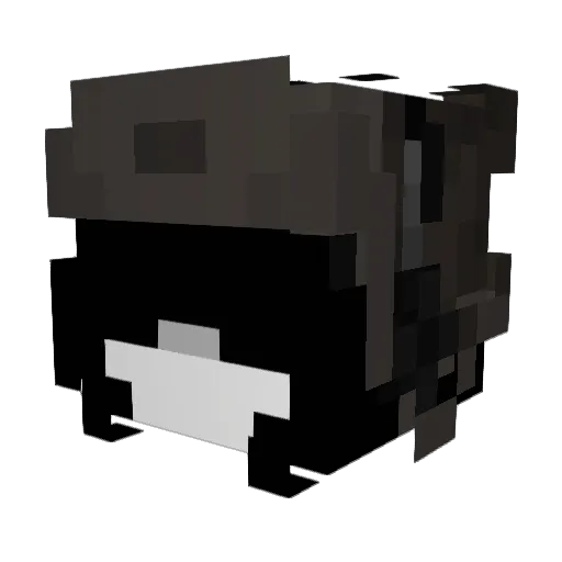 Syn_r Minecraft avatar head, 3D render