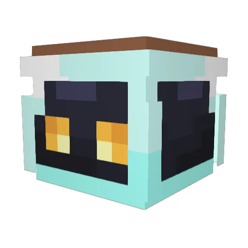 Synap1337 Minecraft avatar head, 3D render