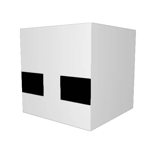 Sync1247 Minecraft avatar head, 3D render