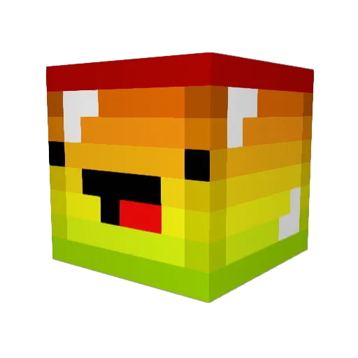 Sync1994 Minecraft avatar head, 3D render