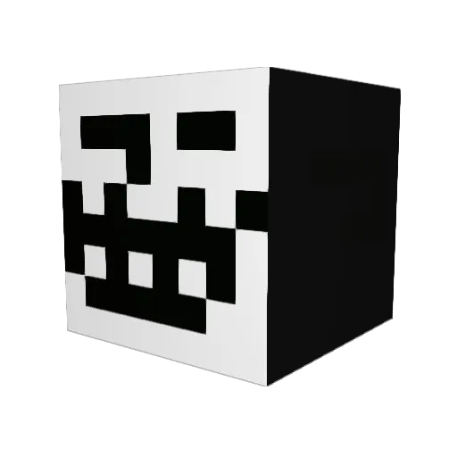 SyncMaster370 Minecraft avatar head, 3D render
