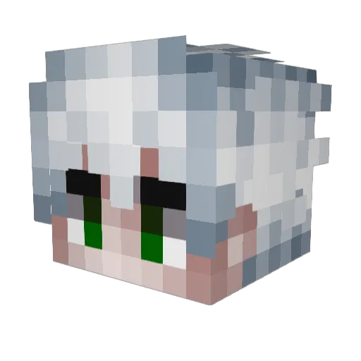 SyncedVoid Minecraft avatar head, 3D render