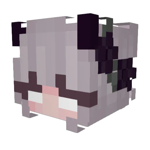Synchiropus_PT Minecraft avatar head, 3D render