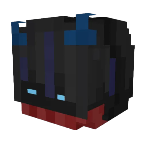 Syncling Minecraft avatar head, 3D render