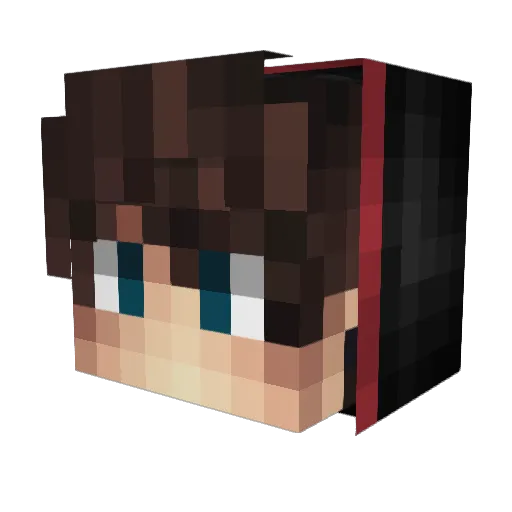 Syncro__ Minecraft avatar head, 3D render