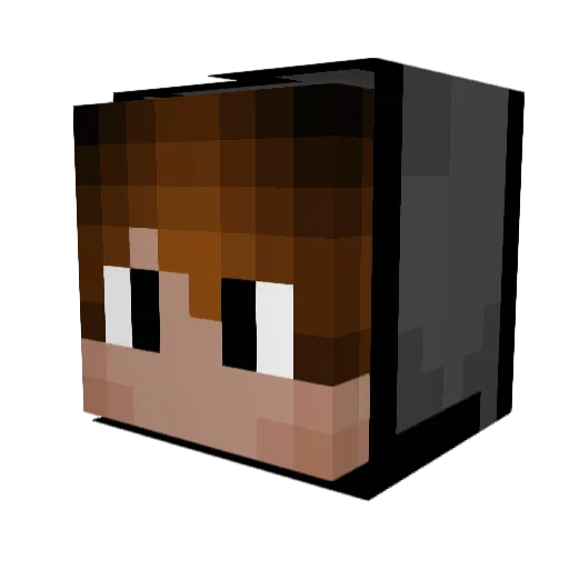 Syncrogames Minecraft avatar head, 3D render