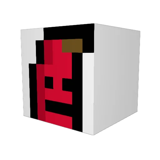 Syncz1199 Minecraft avatar head, 3D render