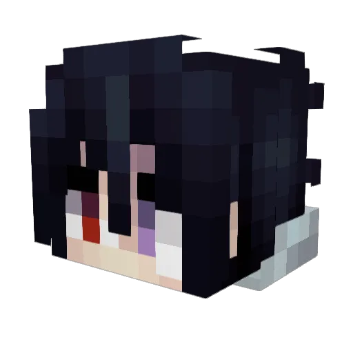 SyndCatG Minecraft avatar head, 3D render
