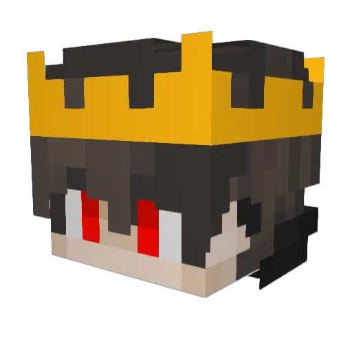 SyndiCentral Minecraft avatar head, 3D render