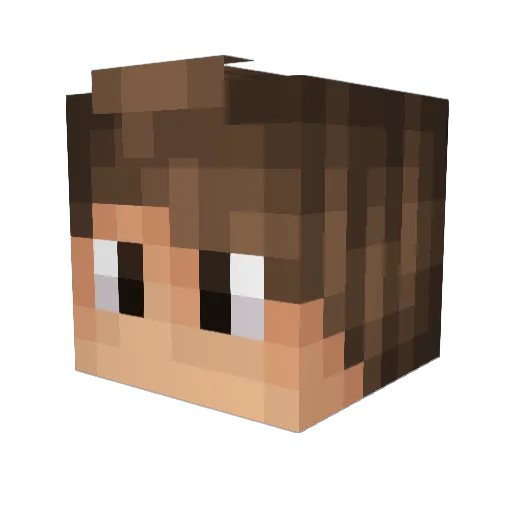 Syndicate_1 Minecraft avatar head, 3D render