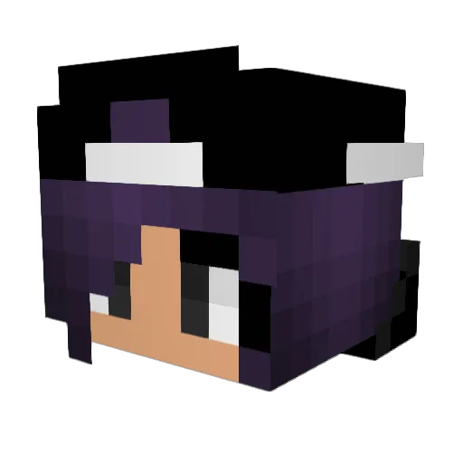 SyndraPTV Minecraft avatar head, 3D render