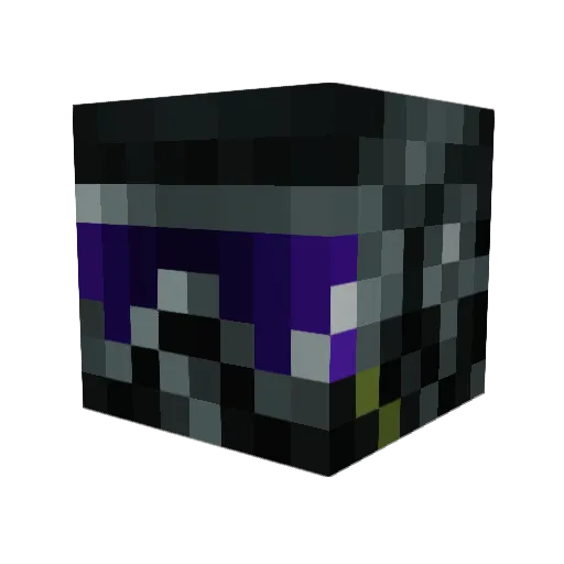 Syness Minecraft avatar head, 3D render