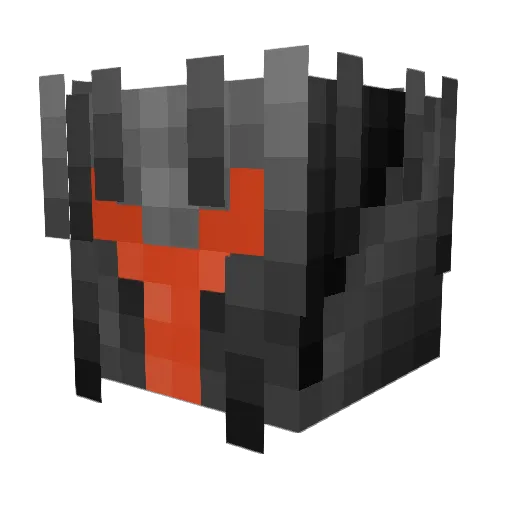 Synestor Minecraft avatar head, 3D render