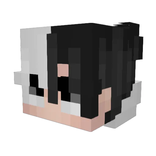 Synethicc Minecraft avatar head, 3D render