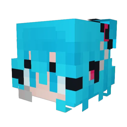 Synfor Minecraft avatar head, 3D render