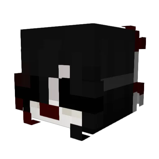 Syniiku Minecraft avatar head, 3D render