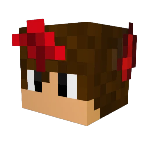 Synix_YT Minecraft avatar head, 3D render