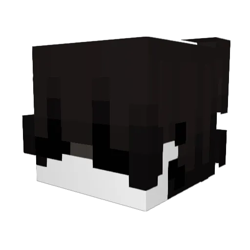Synkhs Minecraft avatar head, 3D render