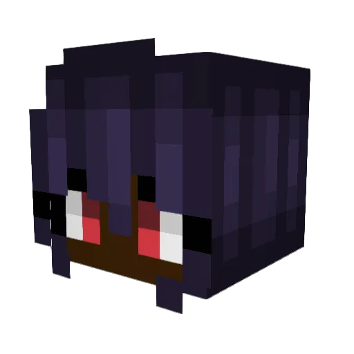 Synnail Minecraft avatar head, 3D render