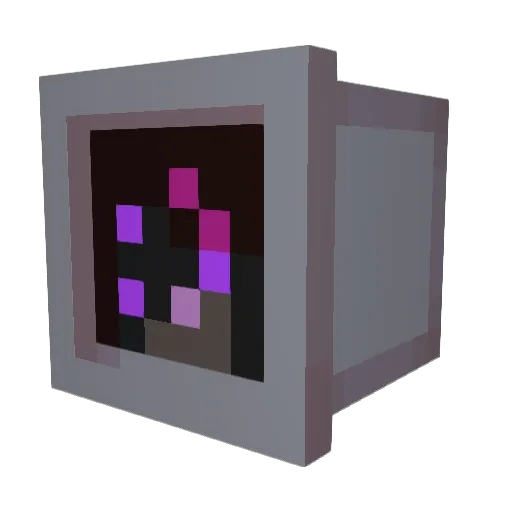 SynniePoo Minecraft avatar head, 3D render