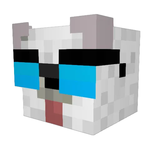 Synnot Minecraft avatar head, 3D render