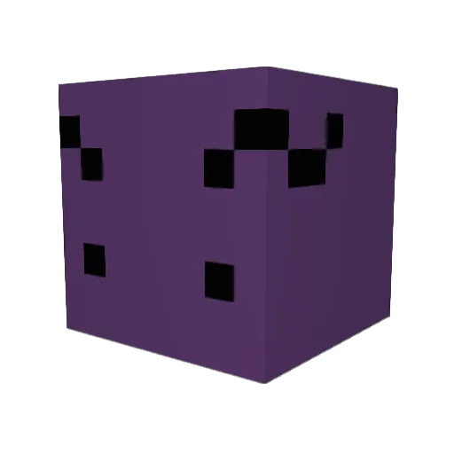 Synnrey Minecraft avatar head, 3D render