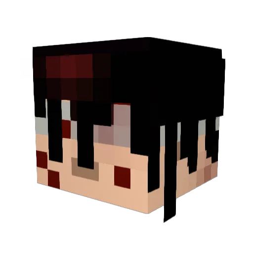 Synnyr Minecraft avatar head, 3D render