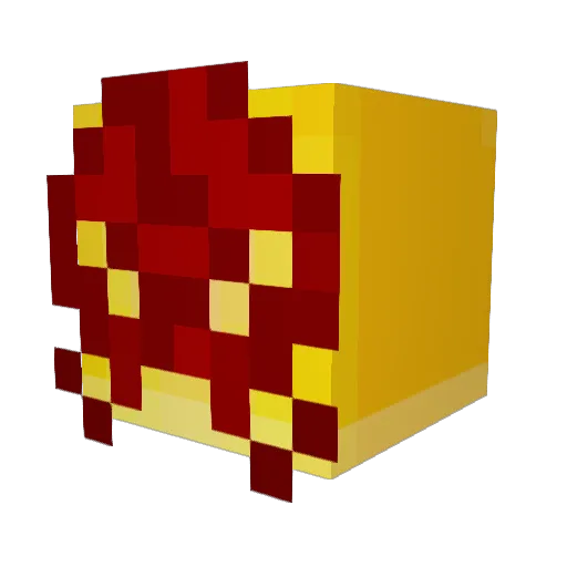 Synonce Minecraft avatar head, 3D render
