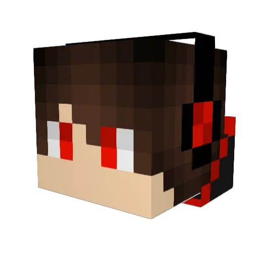 Synoz_Vex Minecraft avatar head, 3D render