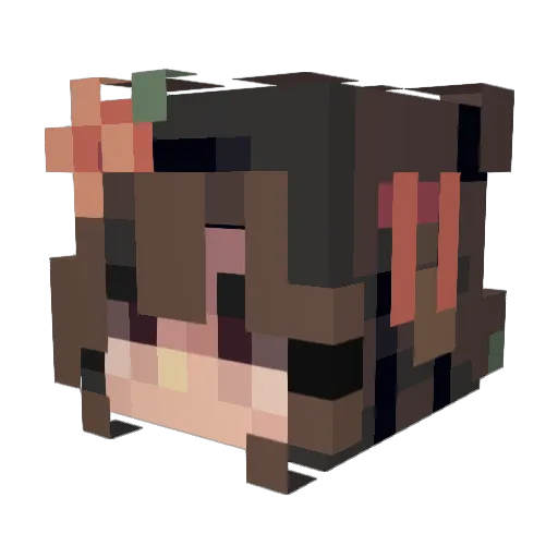 Synphony09 Minecraft avatar head, 3D render