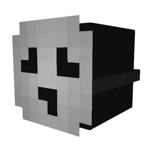 SyntacksError Minecraft avatar head, 3D render