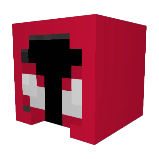 SyntaxCodey Minecraft avatar head, 3D render