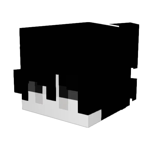 SyntaxError_404_ Minecraft avatar head, 3D render