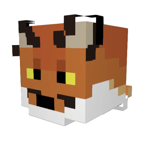 Syntax_Stonefly Minecraft avatar head, 3D render