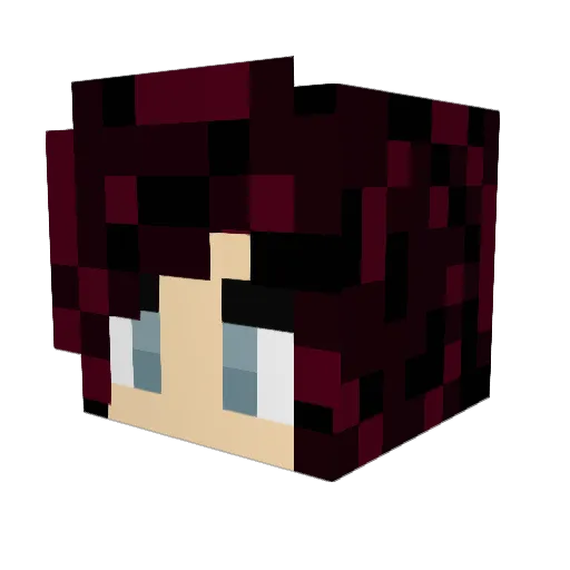 Syntekk Minecraft avatar head, 3D render