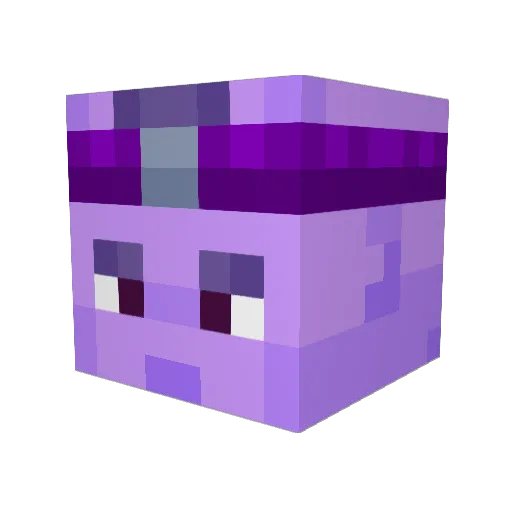 Synth000 Minecraft avatar head, 3D render