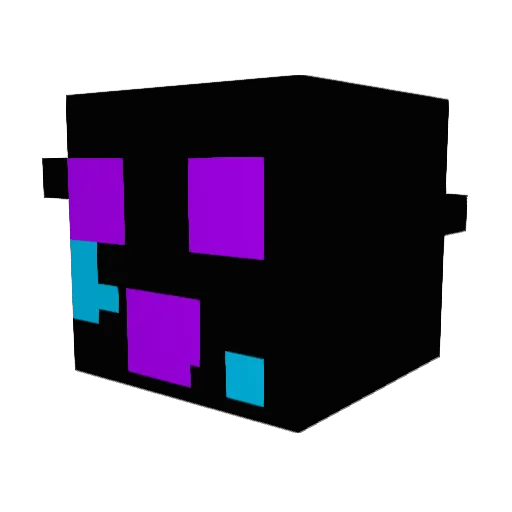 SynthWave020 Minecraft avatar head, 3D render