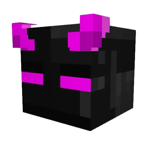 SynthWaveBlade Minecraft avatar head, 3D render