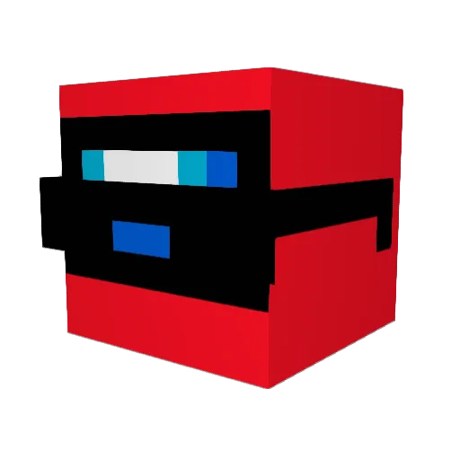 SyntheticSativa Minecraft avatar head, 3D render