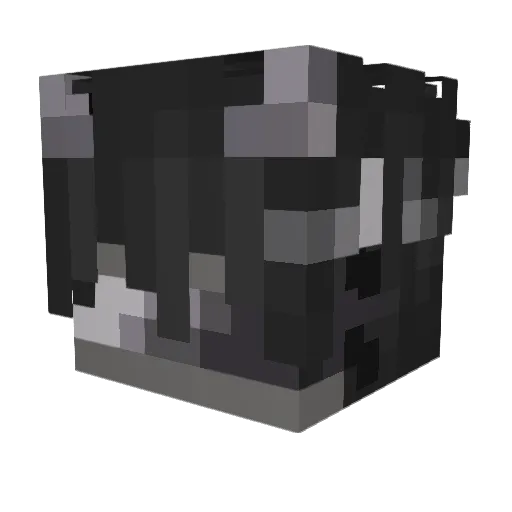 SyntheticXY Minecraft avatar head, 3D render
