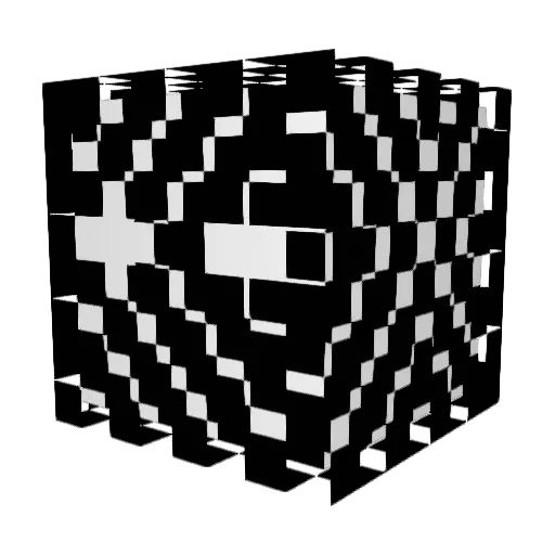 Syntoxr Minecraft avatar head, 3D render