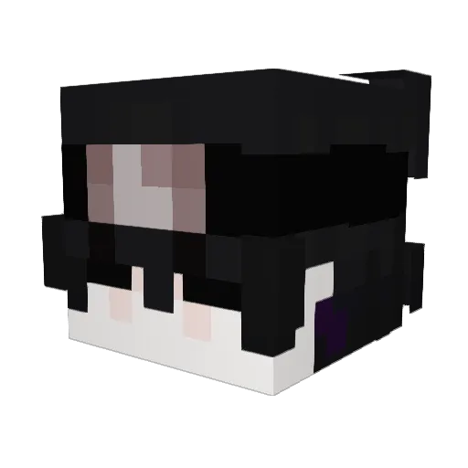 Synx00 Minecraft avatar head, 3D render
