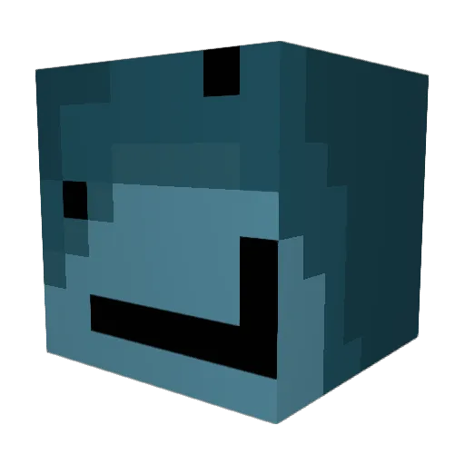 SynxN2 Minecraft avatar head, 3D render