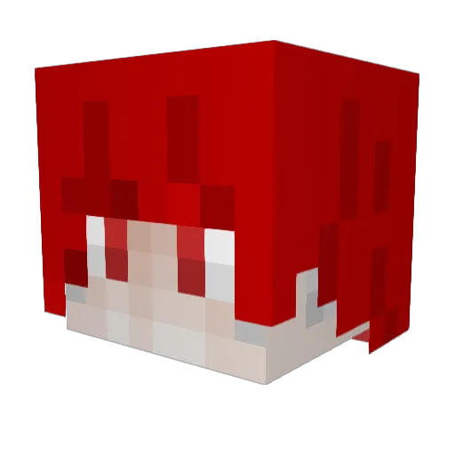 Syo6408 Minecraft avatar head, 3D render
