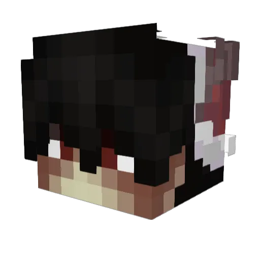 Syomayy Minecraft avatar head, 3D render